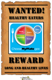 MyPlate and Healthy Eating Poster
