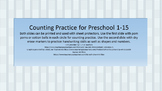 Preschool Counting Practice 1-15