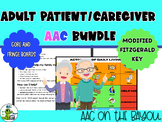 Adult Patient AAC Bundle: Low Tech Comm Board and Caregiver Handout