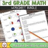 3rd Grade Math Worksheet BUNDLE