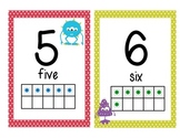 Monster Number Line to 1-20