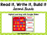Distance Learning Google Slides READ IT, TYPE IT, BUILD IT 2ND GRADE