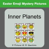 Easter Emoji: Inner Planets - Science Quiz & Mystery Pictures / Color By Answer
