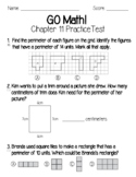 GO Math Chapter 11 Test and Practice Test-3rd Grade