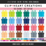 100 Gift Clip Art