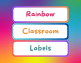 Rainbow Classroom Labels