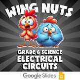 Electrical Circuits WING NUTS Science Game | No Prep Grade 6 Review