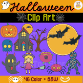 Halloween Clip Art/Halloween Clipart/Pumpkin/Ghost/Bat/Spider/Halloween Themed