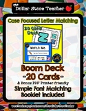 Letter Z - Lower Case 20 Card Boom Deck Plus - 'Letter a Day' Round 1