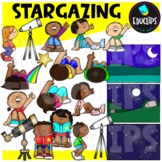 Stargazing Clip Art Set {Educlips Clipart}