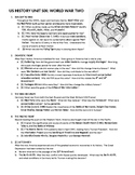 2019 USHistory STAAR EOC Unit 6 Objectives and TopTestedTopics: World War II