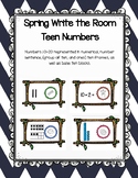 Spring Write the Room Numbers 10-20.