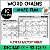 UFLI Word Chain Mazes | Digraphs 42 to 53 | Interactive Phonemic Awareness
