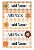 Wildflower Classroom Editable Name Labels and Signs