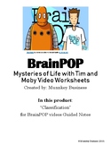 "Classification" for BrainPOP video - Distance Learning