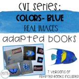 CVI Series Colors Adapted Books | Blue | Real Images