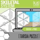 Skeletal System Vocabulary Activity | Digital and Print Science Tarsia Puzzles