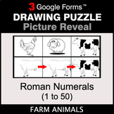 Roman Numerals (1 to 50) - Drawing Puzzle | Google Forms