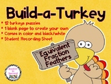 Build-a-Turkey Equivalent Fractions