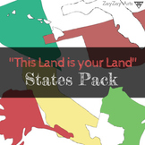 "This Land is Your Land" States Clip Art Pack