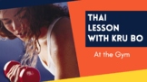 Thai Vocabulary related to exercise in the gym