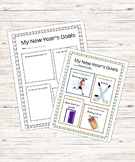 My New Year's Goals - Classroom Activity Reflection and Art