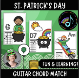 St. Patrick's Day Elementary GUITAR Chord Match Game