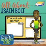 All About Usain Bolt Digital Biography Slides | Google Classroom?