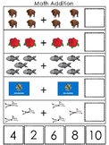 Oklahoma State Symbols themed Math Addition Preshool Learning Math Game.