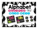 Alphabet Posters- Black and Brights