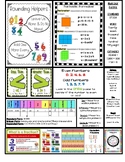 5th Grade Math Notebook Insert or Desktop Helper