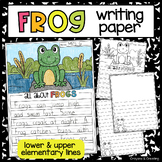 Spring Writing Paper | Frog-Themed Writing Pages | Fun Spring Journal Templates
