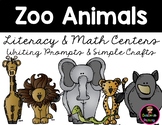 Zoo Literacy and Math Centers Kindergarten