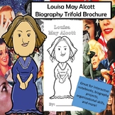 Louisa May Alcott Biography Trifold Graphic Organizer