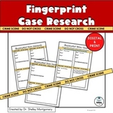Fingerprint Case Research for Forensics | No Prep | Digital & Print