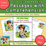 1st Grade Reading Passages With Comprehension Questions Worksheet. - TPT