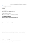Literature Review Research Notes Worksheet