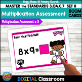 Multiplication Assessment  8's Facts | Set 8 | Distance Learning