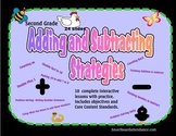 Addition and Subtraction Strategies  Unit Gr. 2 for the  Smartboard