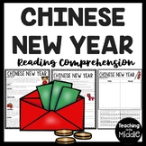 Chinese New Year Informational Text Reading Comprehension Worksheet January
