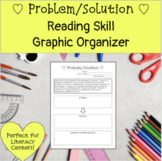 Problem/Solution Graphic Organizer-Elementary Reading Skill Activity {Digital}