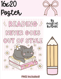 Back to School/ Reading 16x20 Poster