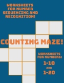 Counting Maze 1-10 and 1-20
