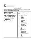 Middle School Test Taking Strategies Practice Test