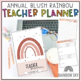 Australian Teacher Planner | Blush Rainbow Annual Teacher Diary
