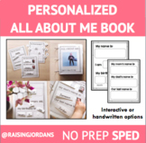 Personalized All About Me Book