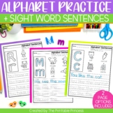Letter Formation Handwriting Practice Sheets Alphabet Tracing Printables Pages