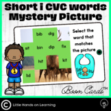 Short I CVC Words Mystery Picture Boom Cards