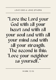 "Attributes of God" with Scripture Printable Poster PDF