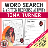 African American Musicians - Word Search & Research Projects - Tina Turner